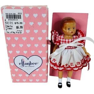 Effanbee Wee Patsy 5"‎ Club Doll #V5849 New in Box